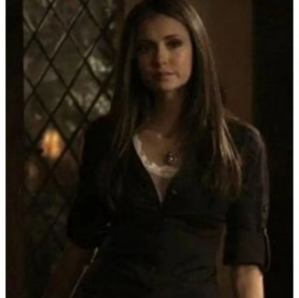 ASO Vampire Diaries Express Military Button Down Shirt as seen worn by Elena G.